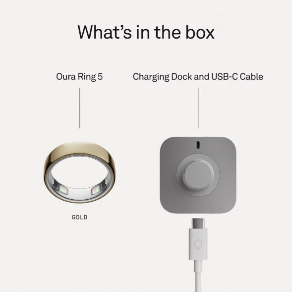 Умное кольцо Oura Ring 5 (размер 8), золотой/Gold в Иваново