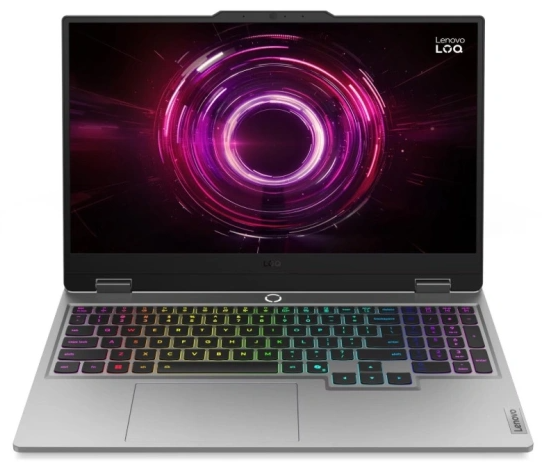 Ноутбук Lenovo LOQ 15AHP10 (83JG003EPB) (15.6 &amp;quot;, Ryzen 7 250 3.3 ГГц, 8 ядер, 16 Гб DDR5, 512 Гб SSD, GeForce RTX 5050, Windows 11 Home), Серый в Иваново
