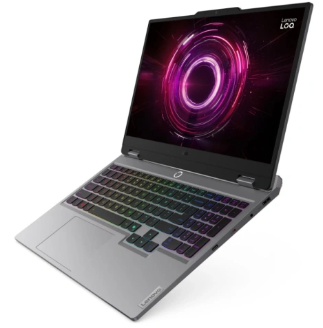 Ноутбук Lenovo LOQ 15AHP10 (83JG003EPB) (15.6 &amp;quot;, Ryzen 7 250 3.3 ГГц, 8 ядер, 16 Гб DDR5, 512 Гб SSD, GeForce RTX 5050, Windows 11 Home), Серый в Иваново