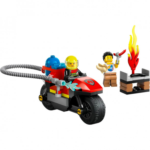 Конструктор LEGO City 60410 Пожарно-спасательный мотоцикл в Иваново