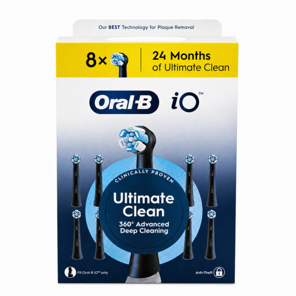 Сменные насадки Oral-B iO Series Ultimate Clean 360, 8 шт., черный в Иваново