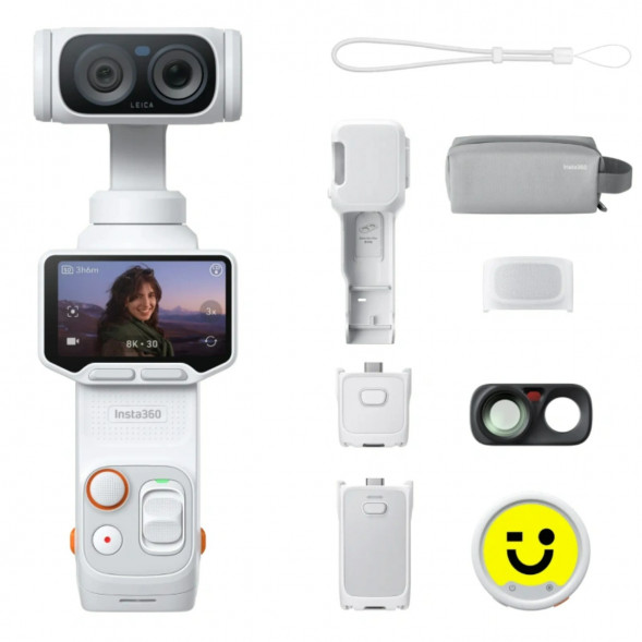 Экшн-камера Insta360 Luna Ultra Creator Bundle, White в Иваново