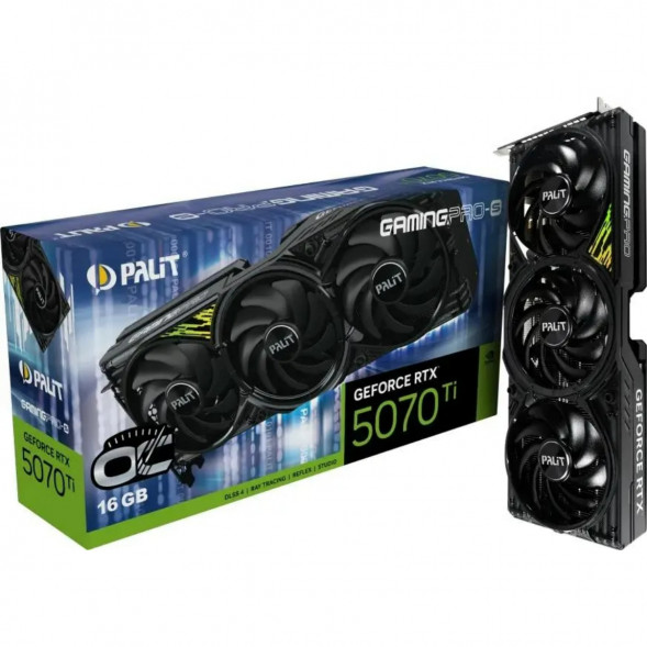 Видеокарта Palit NVIDIA GeForce RTX 5070TI PA-RTX5070TI GAMINGPRO-S OC 16ГБ GDDR7 в Иваново