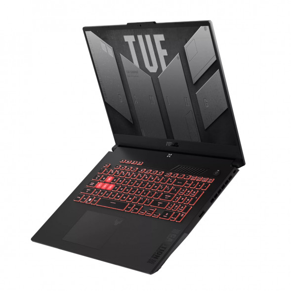 Ноутбук ASUS TUF Gaming A17 FA707NUG-HX156 (17.3&amp;quot;, IPS, 6 ядер, AMD Ryzen 7 7445HS 3.2 ГГц, 16 ГБ DDR5, SSD 512 ГБ, NVIDIA GeForce RTX 4050 - 6 ГБ, без ОС), черный в Иваново