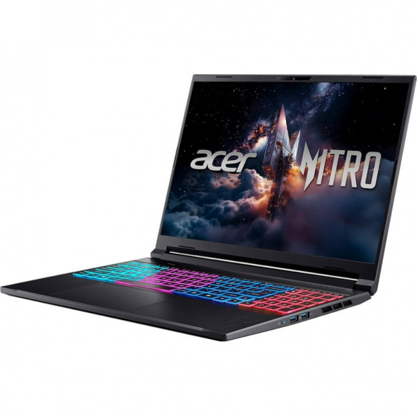 Ноутбук Acer Nitro V 16S ANV16S-71-71MF (16&amp;quot;, IPS, Intel Core 7 240H 2.5ГГц, 10 ядер, 16Гб DDR5, 1Тб SSD, RTX 5060 8Гб, Windows 11 Pro), черный в Иваново