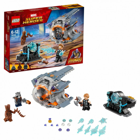 Конструктор LEGO Super Heroes 76102 Война бесконечности: В поисках оружия Тора в Иваново