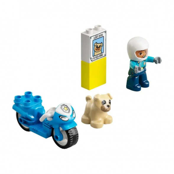 Конструктор LEGO DUPLO 10967 Полицейский мотоцикл в Иваново