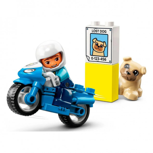 Конструктор LEGO DUPLO 10967 Полицейский мотоцикл в Иваново
