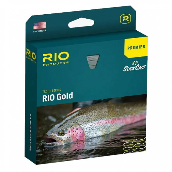 Леска RIO Premier Gold Floating Fly Line WF7F, мох/золото в Иваново