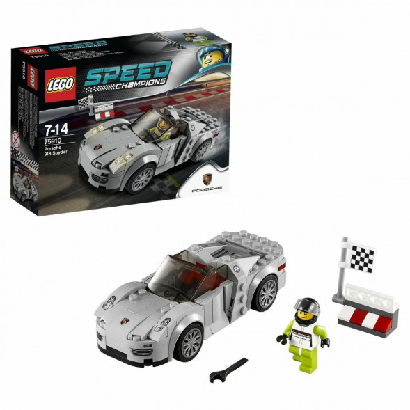 Конструктор LEGO Speed Champions 75910 Porsche 918 Spyde в Иваново