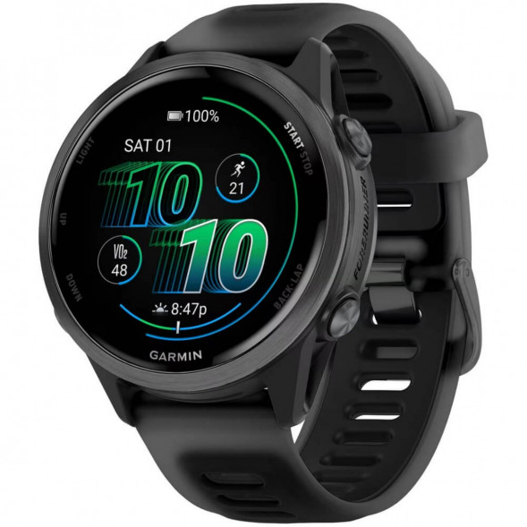 Умные часы Garmin Forerunner 570 42 мм Slate Grey Aluminium/Translucent Black 010-02970-00 в Иваново
