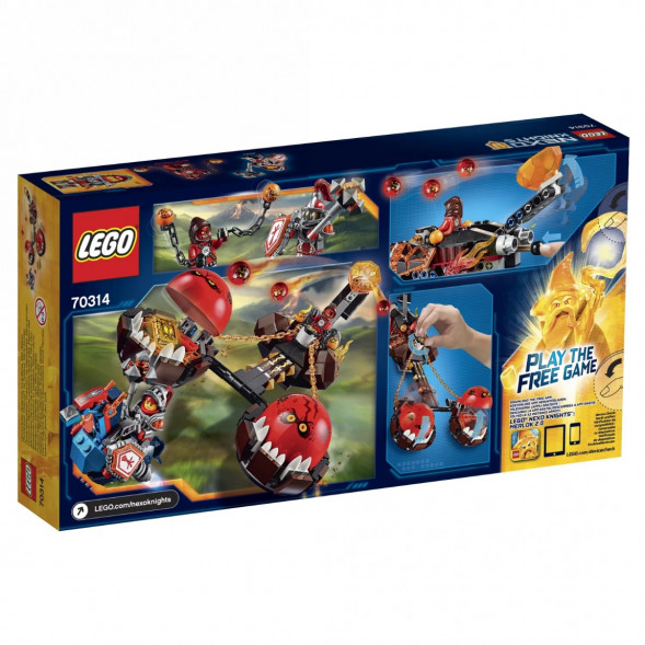 Конструктор LEGO Nexo Knights 70314 Безумная колесница Укротителя в Иваново