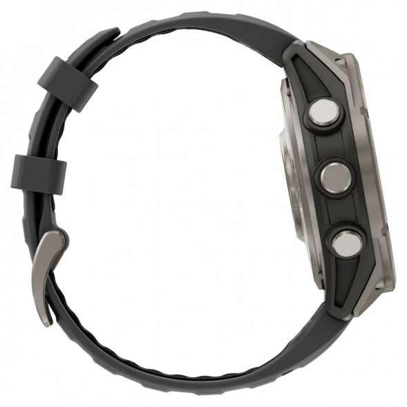 Умные часы Garmin Fenix 8 PRO, 47 мм, AMOLED, Sapphire, Titanium with Graphite/Black Silicone Band 010-03198-10 в Иваново