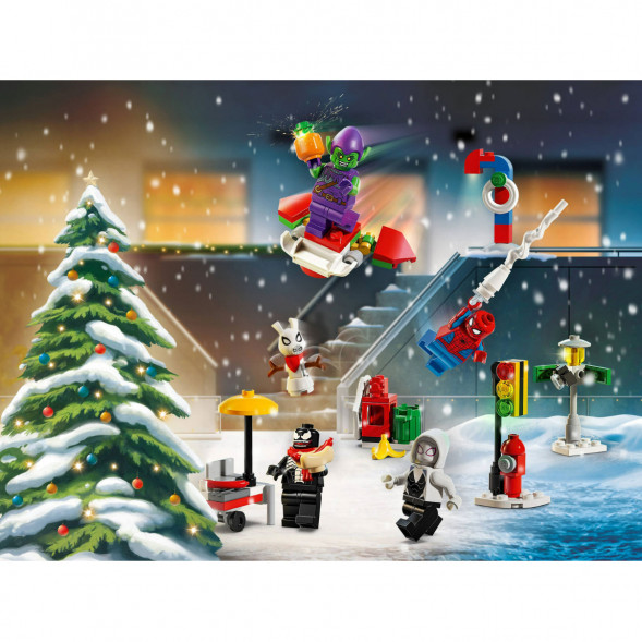 Конструктор LEGO Super Heroes 76293 Новогодний календарь Человек-паук, 2024 в Иваново