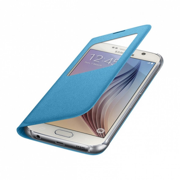 Чехол для Samsung Galaxy S6 S-View Cover (EF-CG920BLE), Blue в Иваново