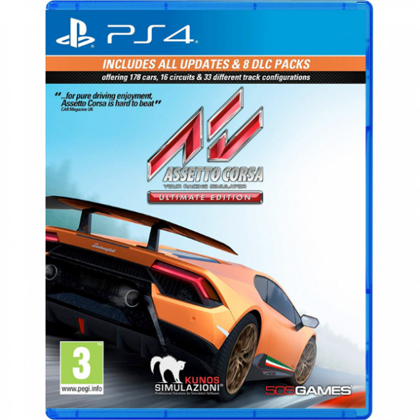 Игра Assetto Corsa. Ultimate Edition [PS4, русские субтитры] в Иваново