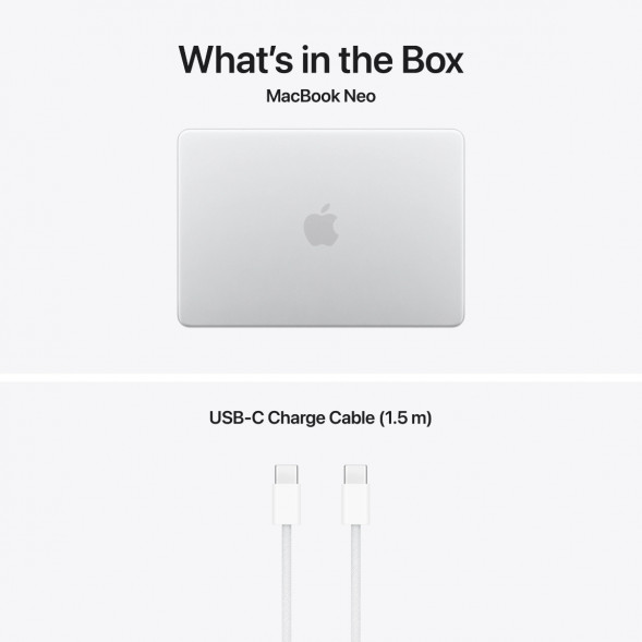 Ноутбук Apple MacBook Neo MHFC4 (A18 Pro 5-Core GPU, 8/512GB), Серебристый/Silver в Иваново