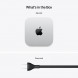 Компьютер Apple Mac mini M4 2024 (MU9D3) (10 Core GPU, 16ГБ, 256ГБ SSD, Apple, macOS), серебристый в Иваново
