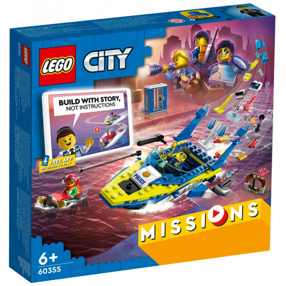 Конструктор LEGO City 60355 Детективные миссии водной полиции в Иваново