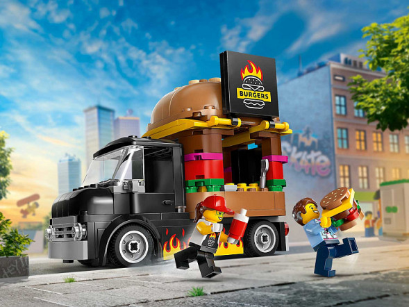 Конструктор LEGO City 60404 Бургерная на колесах в Иваново