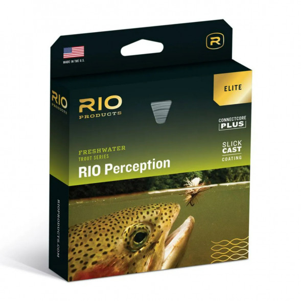 Леска RIO Elite Perception WF7F, Green/Camo/Gray в Иваново