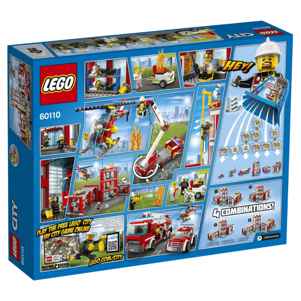 Конструктор LEGO City 60110 Пожарная часть в Иваново