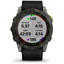 Умные часы Garmin Enduro 2 угольно-серый DLC титановый с нейлоновым ремешком UltraFit 010-02754-01