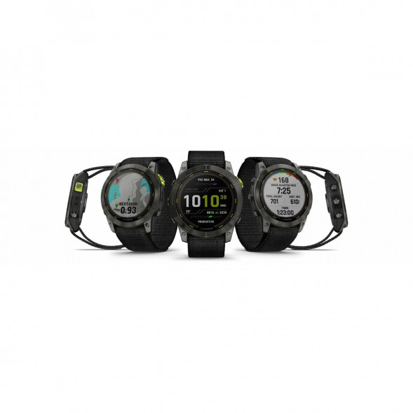 Умные часы Garmin Enduro 2 угольно-серый DLC титановый с нейлоновым ремешком UltraFit 010-02754-01 в Иваново