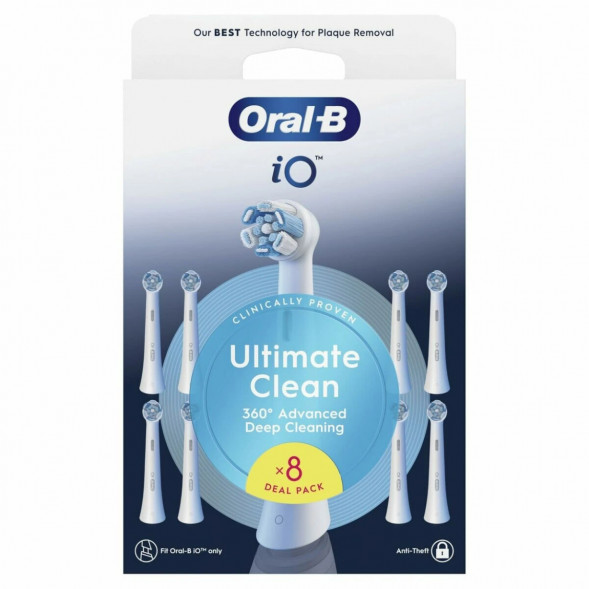 Сменные насадки Oral-B iO Series Ultimate Clean 360, 8 шт., белый в Иваново