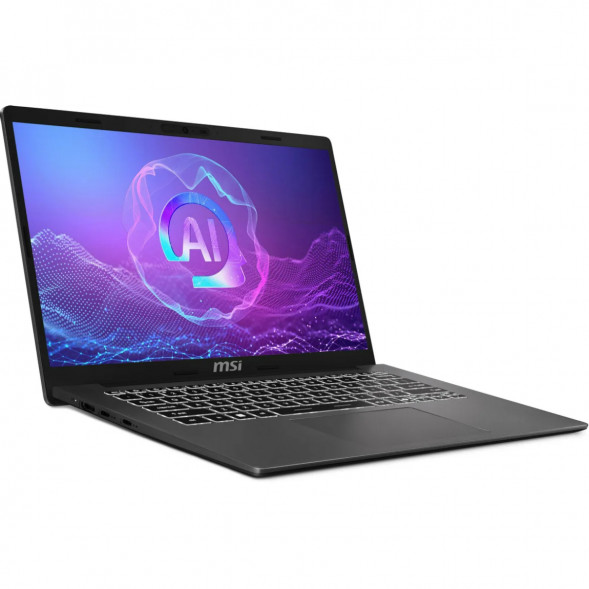 Ноутбук MSI Modern A14 AI+ F3HMG-041XRU (14&amp;quot;, IPS, AMD Ryzen AI 5 330 2ГГц, 4 ядра, 16ГБ DDR5, 512ГБ SSD, AMD Radeon 820M, без ОС), серый в Иваново
