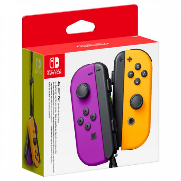 Геймпад Nintendo Switch Joy-Con controllers Duo, фиолетовый/оранжевый в Иваново