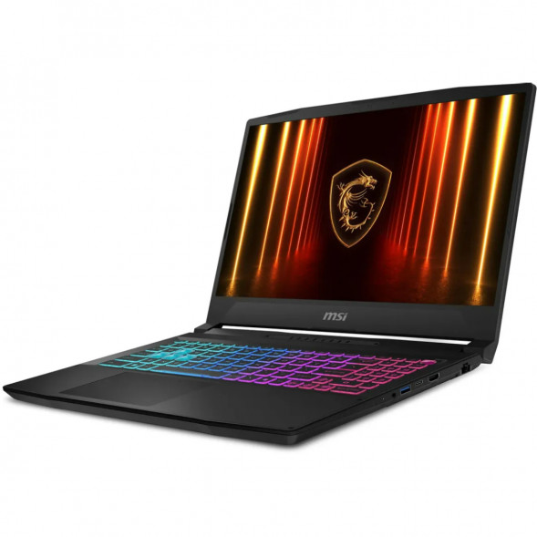 Ноутбук MSI Katana 15 HX B14WFK-1073XRU (15.6&amp;quot;, IPS, Intel Core i7-14650HX 2.2ГГц, 16 ядер, 16ГБ DDR5, 512ГБ SSD, NVIDIA GeForce RTX 5060 - 8 ГБ, без ОС), черный в Иваново
