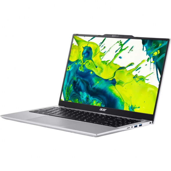 Ноутбук Aser Aspire Lite 15 AL15-53P-56PA (15.6&amp;quot;, IPS, Intel Core 5 120U, 10 ядер, 16 ГБ DDR4, 512 ГБ SSD, Intel Graphics, без ОС), серебристый в Иваново