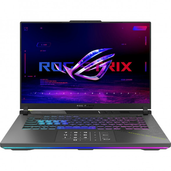 Ноутбук ASUS ROG Strix G16 G614PP-TS207 (16&amp;quot;, IPS, AMD Ryzen 9 8940HX 2.4ГГц, 16 ядер, 32ГБ DDR5, 512ГБ SSD, NVIDIA GeForce RTX 5070 8 ГБ, без ОС), серый в Иваново
