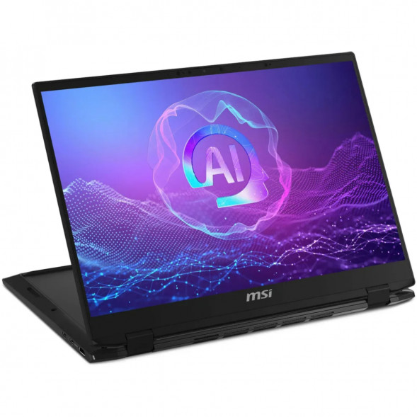 Ноутбук трансформер MSI Summit 16 AI Evo A2HMTG-057RU (16&amp;quot;, IPS, Intel Core Ultra 7 255H 2ГГц, 16 ядер, 16ГБ LPDDR5, 1ТБ SSD, Intel Arc 140T, Windows 11 Home), черный в Иваново