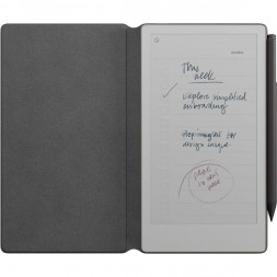 Графический планшет reMarkable Paper Pro Move + Стилус MarkerPlus + Чехол BookFolio Premium Leather, Black
