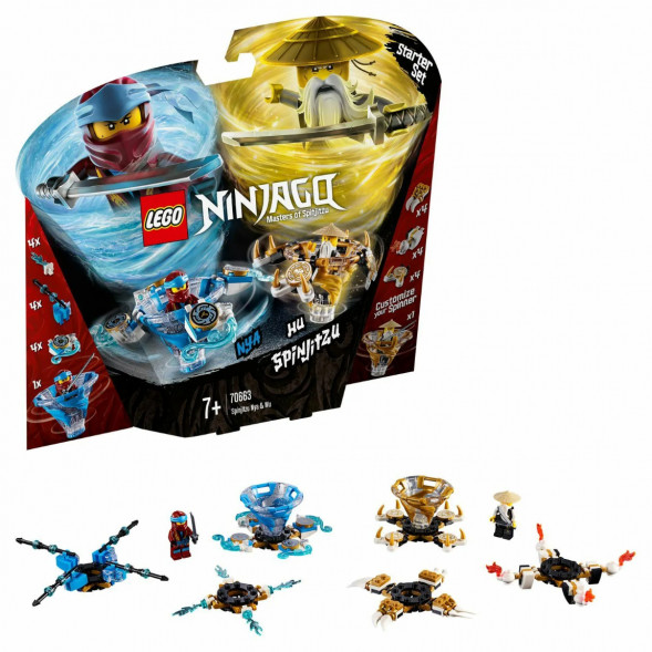 Конструктор LEGO Ninjago 70663 Ния и Ву: мастера Кружитцу в Иваново